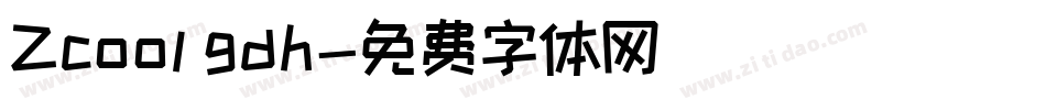 Zcool gdh字体转换